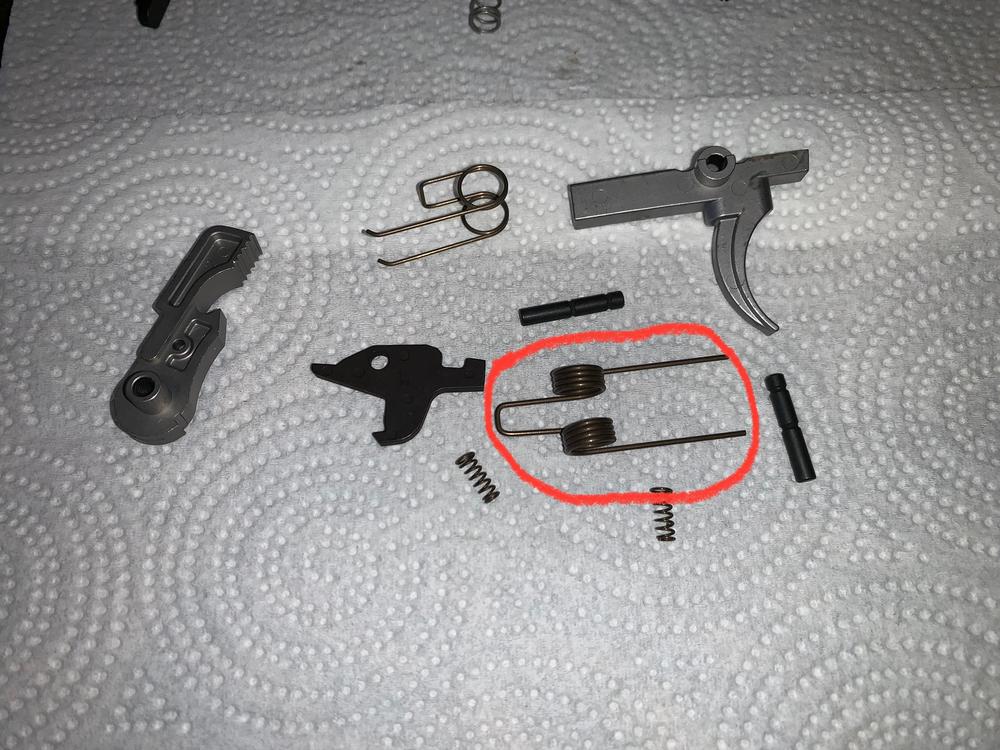 NBS Mil-Spec Lower Parts Kit Minus FCG & Pistol Grip - Customer Photo From rockie