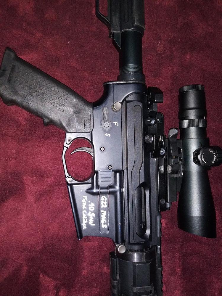 New Frontier Pistol Caliber Billet AR-9/45 Slick Side Upper with LRBHO - Customer Photo From Leonard Hamby