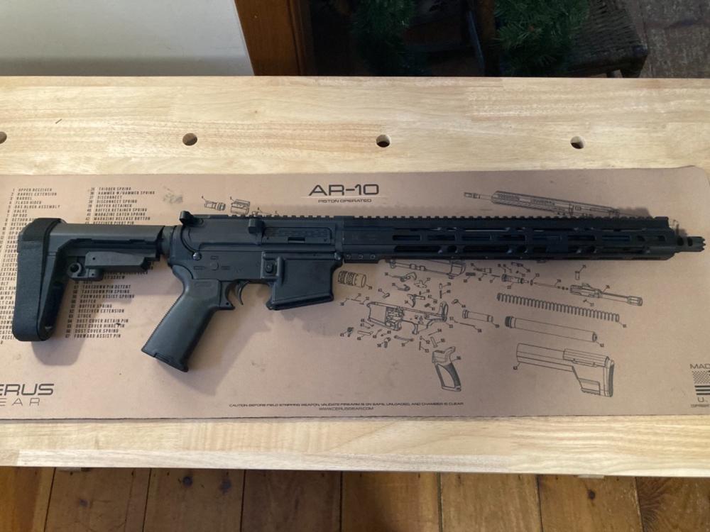 Matrix Arms Foxtrot AR-15 M-LOK Free Float Handguard - 15" Black - Blem - Customer Photo From Guy Spinale