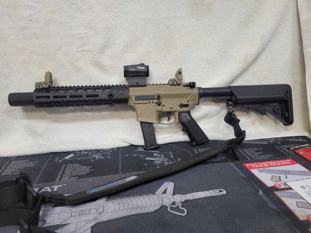 Aero Precision EPC 9 9mm AR-15 Lower Receiver - FDE - Customer Photo From Scott Hanna