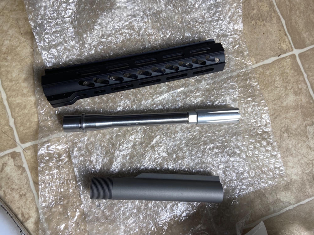 ODIN Works 7.5" 9mm Medium Profile Barrel - Stainless Steel - Customer Photo From Kiko Jones