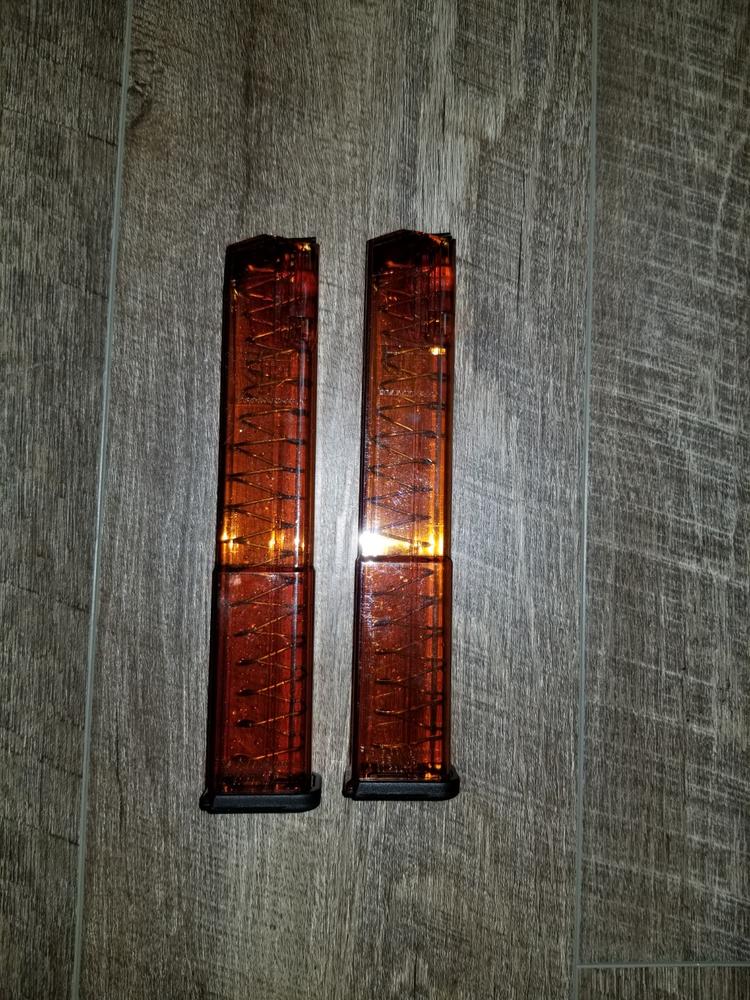 ETS 32-Round 9mm Magazine for GLOCK 18 Gen 2 - Orange - Customer Photo From Cameron San Clement