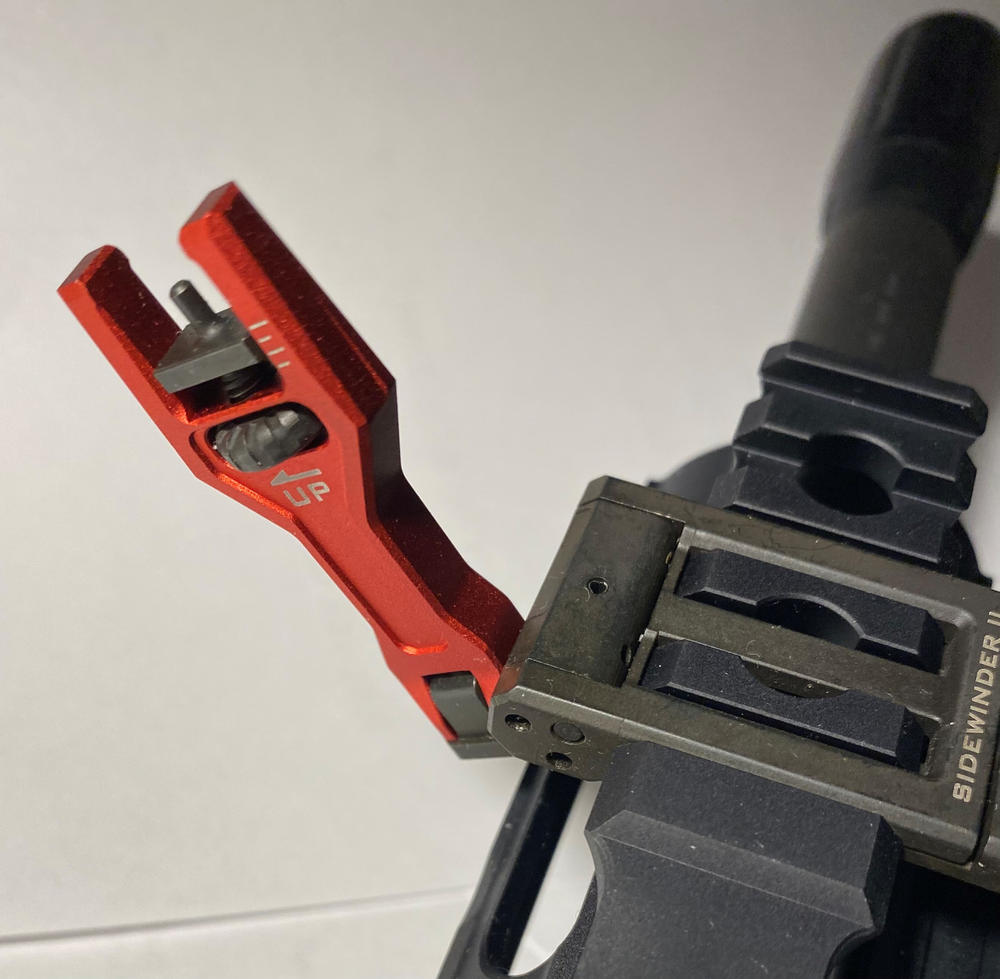 Strike Industries Sidewinder II Iron Sights - Red - Customer Photo From Bruce Hillman