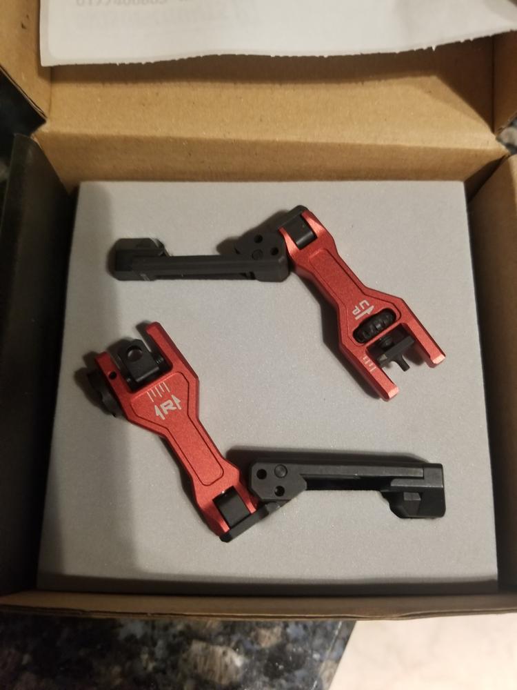 Strike Industries Sidewinder II Iron Sights - Red - Customer Photo From Austyn Ruiz