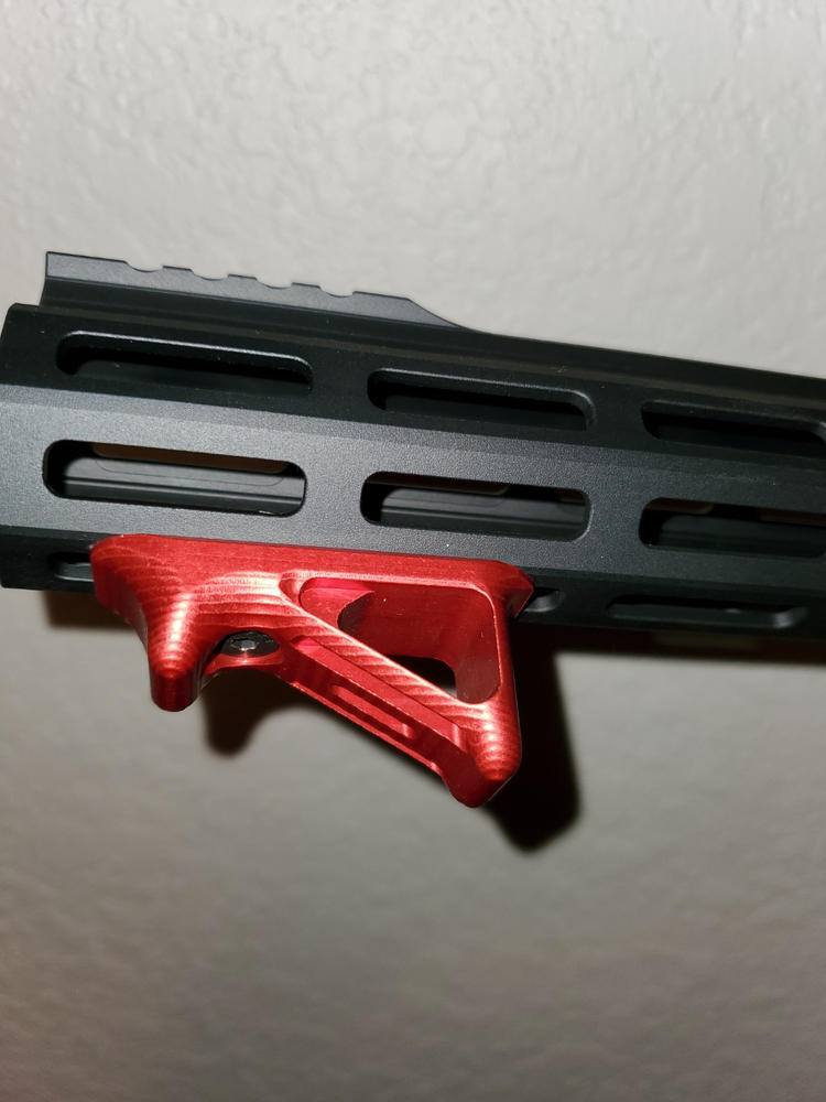 ODIN Works B1 Low Profile Handstop - M-LOK - Red - Customer Photo From Jason Lucchesi