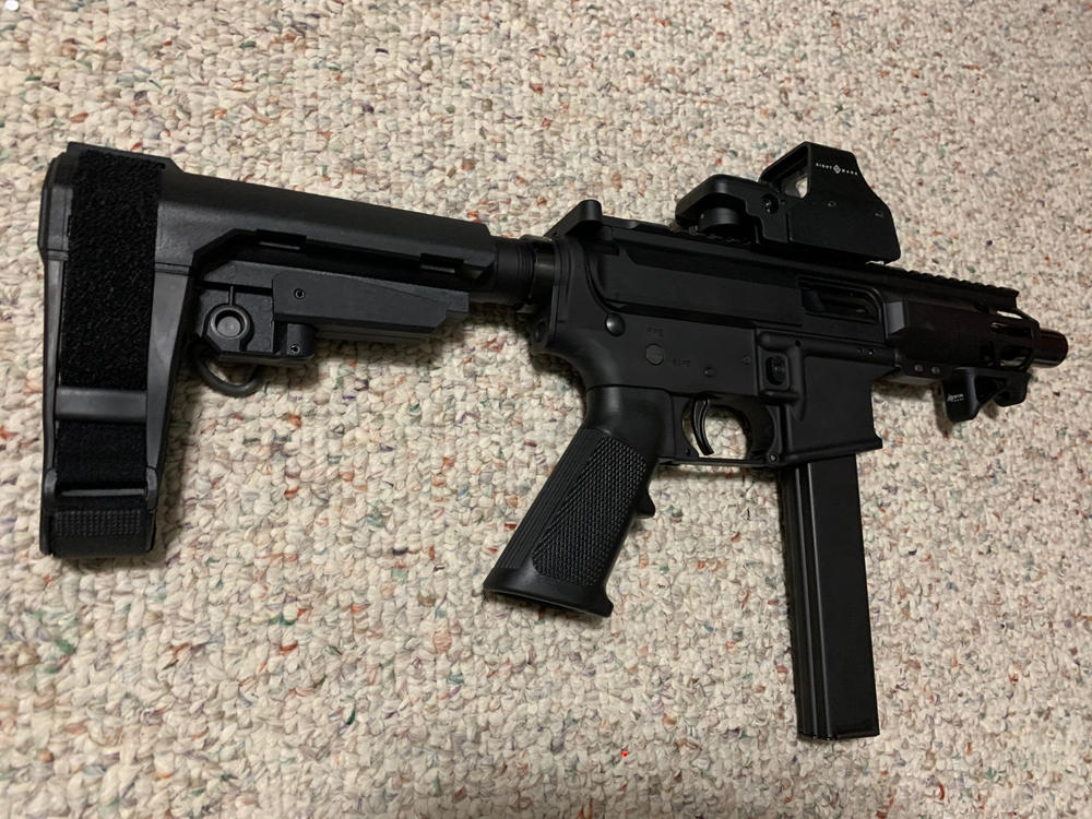 ODIN Works B1 Low Profile Handstop - M-LOK - Black - Customer Photo From Lonny D Daniels