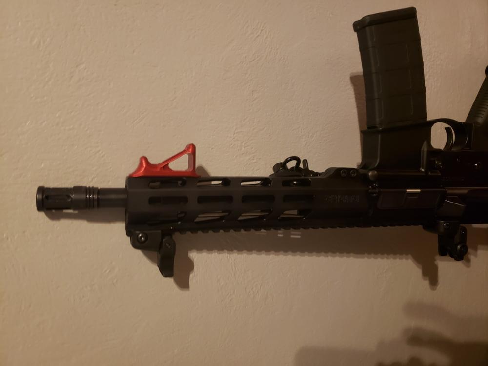 ODIN Works B1 Low Profile Handstop - M-LOK - Red - Customer Photo From Gordon P.