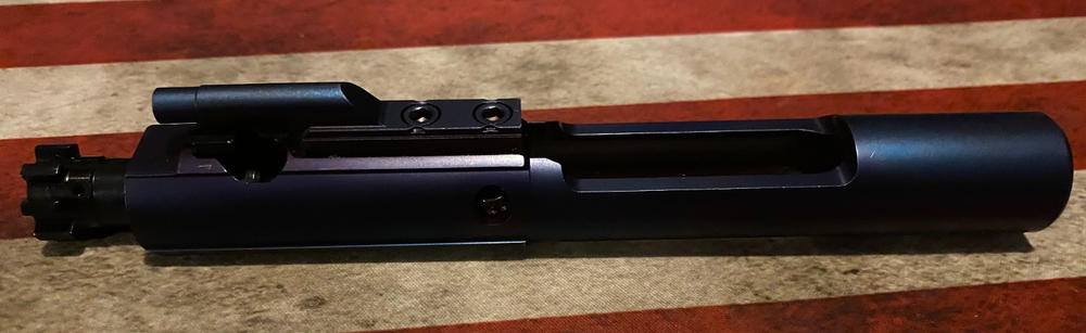 NBS .223/5.56 Bolt Carrier Group - Blue PVD - Customer Photo From Travis Booker