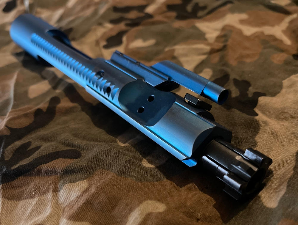 NBS .223/5.56 Bolt Carrier Group - Blue PVD - Customer Photo From Joseph Pascale