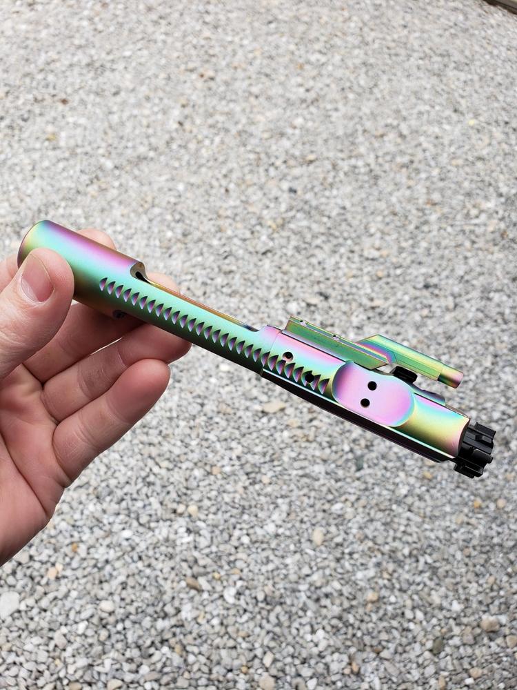 NBS .223/5.56 Bolt Carrier Group - Chameleon - Customer Photo From Nate Stark