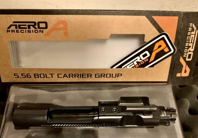 Aero Precision 5.56 Bolt Carrier Group - Black Nitride - Customer Photo From Joshua Lee