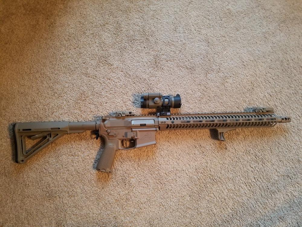 ODIN Works M-LOK Handguard - 15.5", FDE - Customer Photo From John Maglione