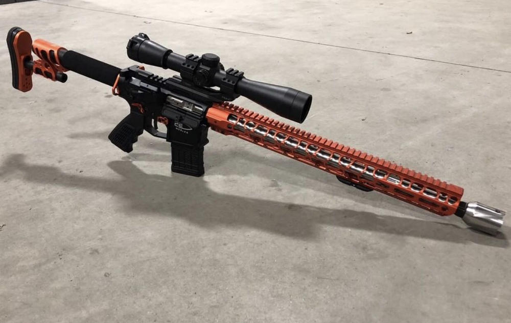 ODIN Works M-LOK Ragna Handguard - 17.5", Red - Customer Photo From Matthew Miller