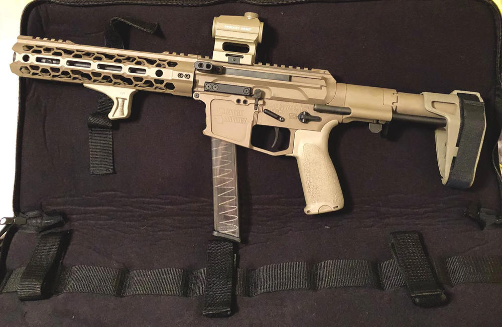 ODIN Works O2 Lite M-LOK Handguard - 15.5", FDE - Customer Photo From James Sears