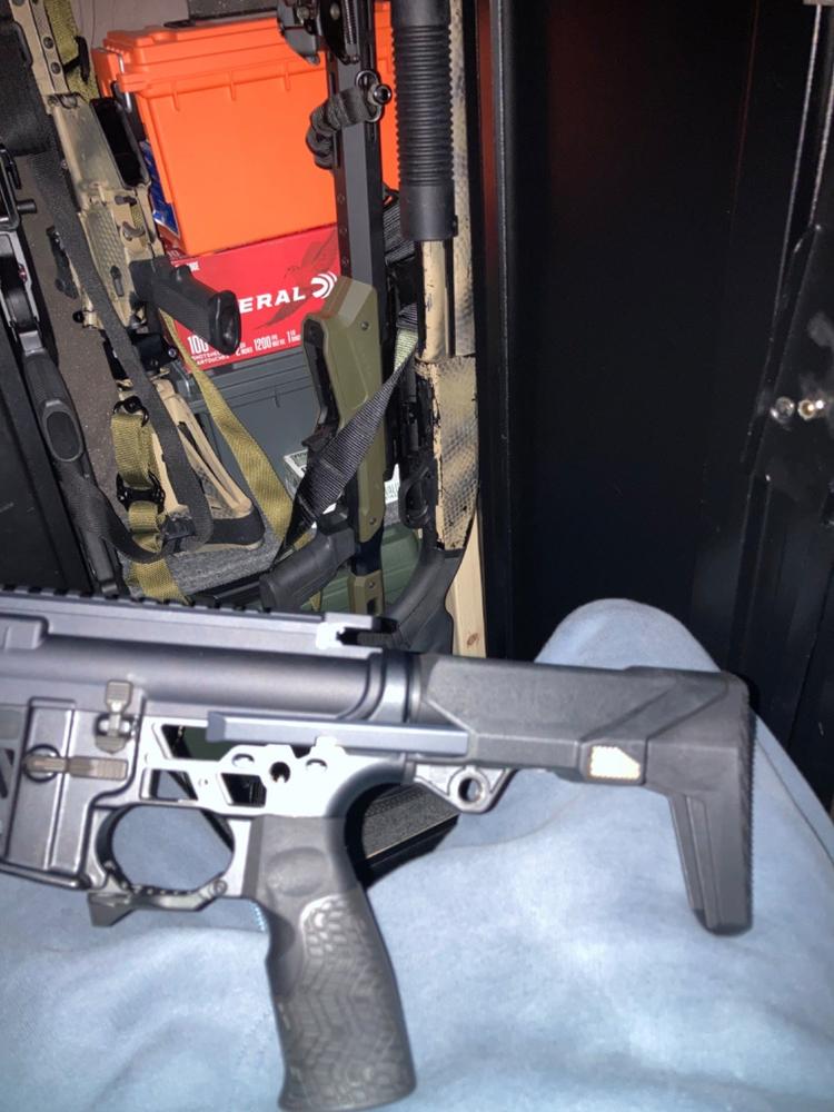 Q AR-15 Shorty PDW Stock - Black - Customer Photo From Sierra Sky Guevara
