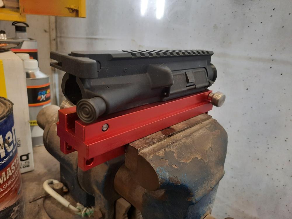 ODIN Works Upper Combo Vice Block - Red - Customer Photo From Jeffrey Manross