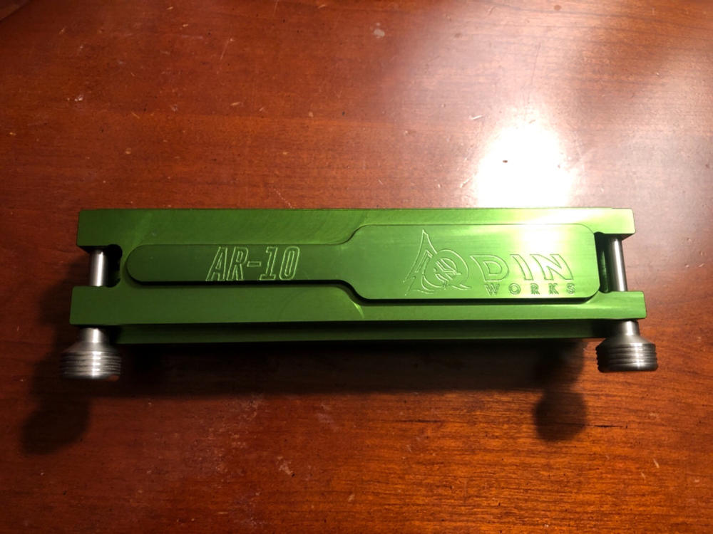 ODIN Works Upper Combo Vice Block - Green - Customer Photo From anthony tata