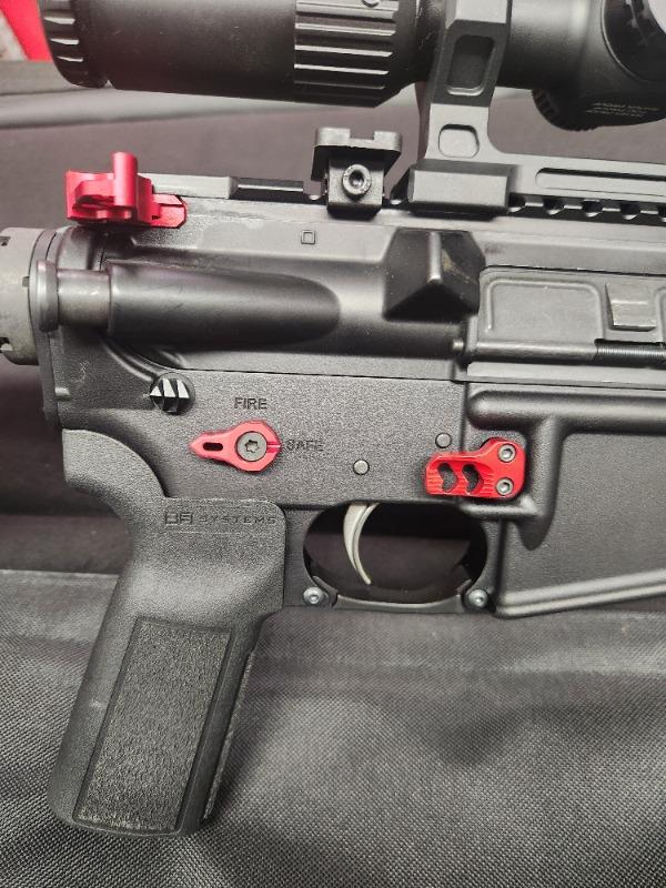 ODIN Works XMR 2 Extended Mag Release - Red - Customer Photo From Mark Hopper