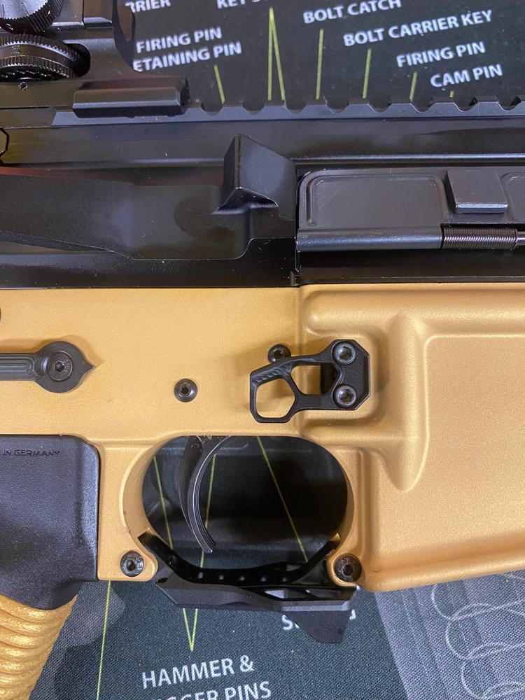 ODIN Works XMR 3 Extended Mag Release - Customer Photo From Chris G