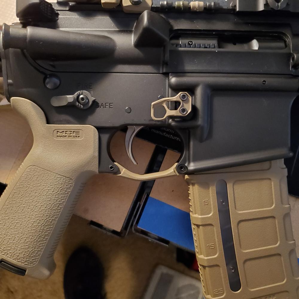 ODIN Works XMR 3 Extended Mag Release - Customer Photo From SANDY MITCHELL