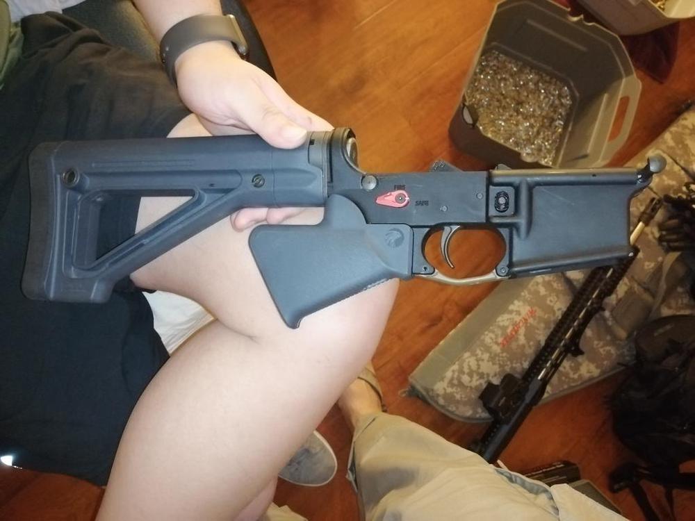 Sparrow Dynamics CRG-15 Compliant Rifle Grip - Grey - Customer Photo From Eric Hui