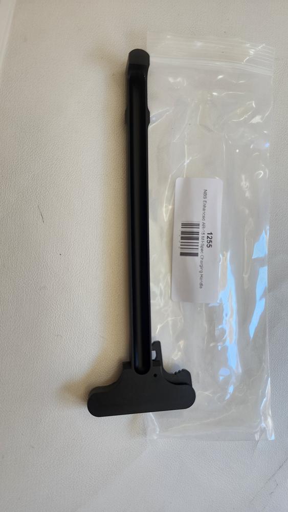 NBS Enhanced AR-15 Mil-Spec Charging Handle - Customer Photo From Andrew 