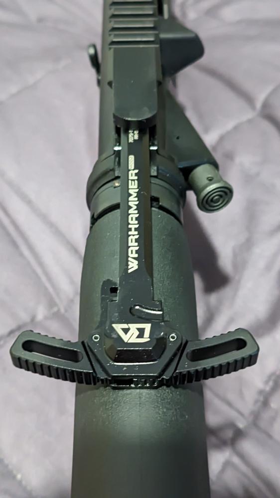 Breek Arms Warhammer AR-15 Charging Handle - Black - Customer Photo From Larenz McNealey