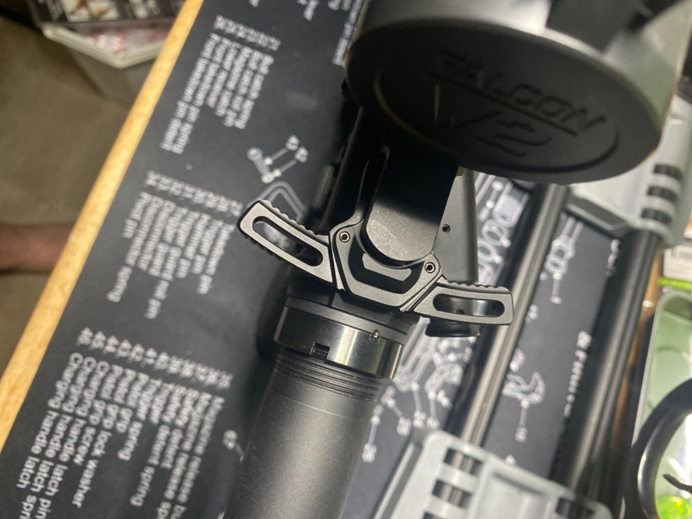 Breek Arms Warhammer AR-15 Charging Handle - Black - Customer Photo From Leonard Berthelot