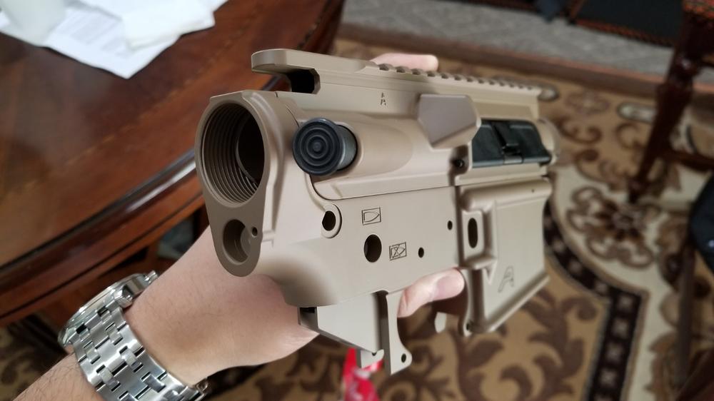 Aero Precision AR-15 Assembled Upper Receiver - FDE Cerakote - Customer Photo From MANIN YIM