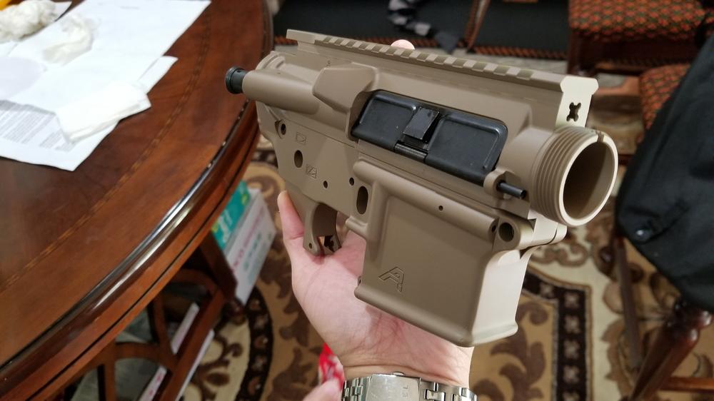 Aero Precision AR-15 Assembled Upper Receiver - FDE Cerakote - Customer Photo From MANIN YIM