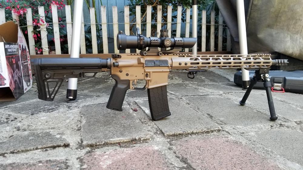 Aero Precision AR-15 Assembled Upper Receiver - FDE Cerakote - Customer Photo From MANIN YIM