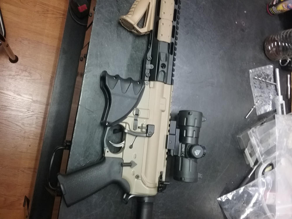 Aero Precision AR-15 Assembled Upper Receiver - FDE Cerakote - Customer Photo From Andre Flores