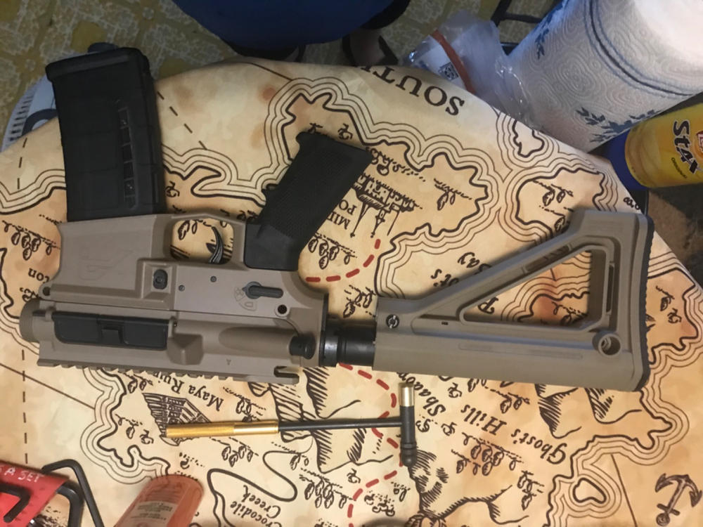 Aero Precision AR-15 Assembled Upper Receiver - FDE Cerakote - Customer Photo From Ronald Richardson