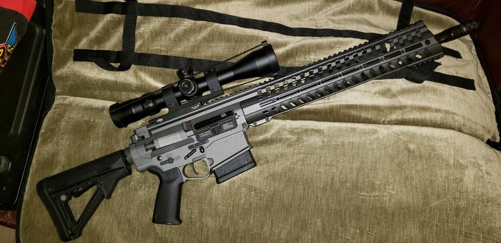 Radian Raptor Ambidextrous Charging Handle AR10/SR25 - Tungsten Grey - Customer Photo From Larry Cummings