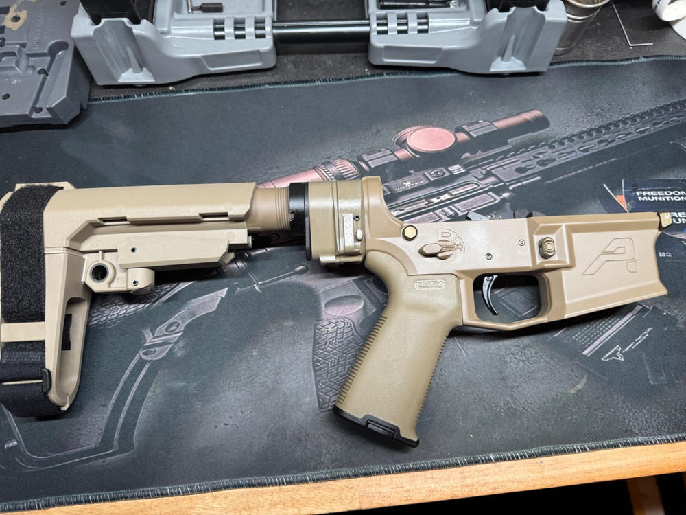 Radian Talon Ambidextrous 45/90 2-Lever Safety Selector - FDE - Customer Photo From John Schaffer