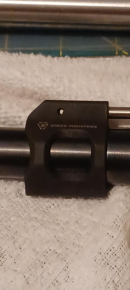 Strike Industries AR Enhanced Low Profile Steel Gas Block - Customer Photo From Jeff Mallow