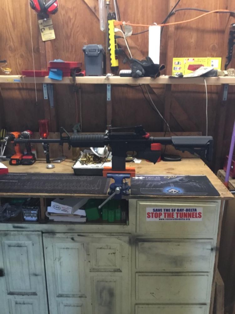 Strike Industries AR Stock Stop (for Featureless / Fixed Stock Conversion) - Customer Photo From Darren Gillis