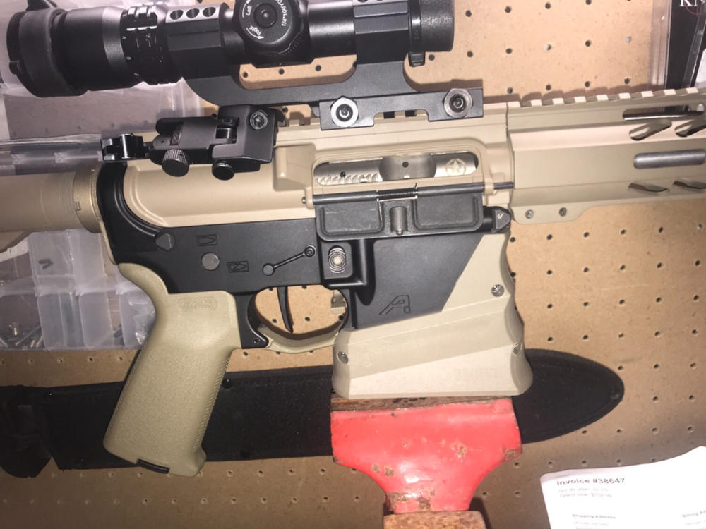 Aero Precision AR-15 Assembled Upper Receiver, No Forward Assist - FDE - Customer Photo From Michael Kennedy