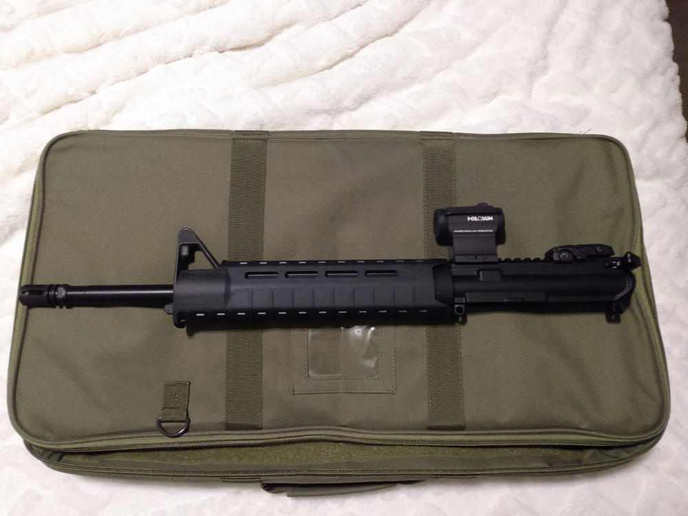 Aero Precision AR-15 16" 5.56 Mid-Length Complete Upper w/ Pinned FSB, MOE SL Mid-Length Handguard - Black - Customer Photo From Chad Salholm