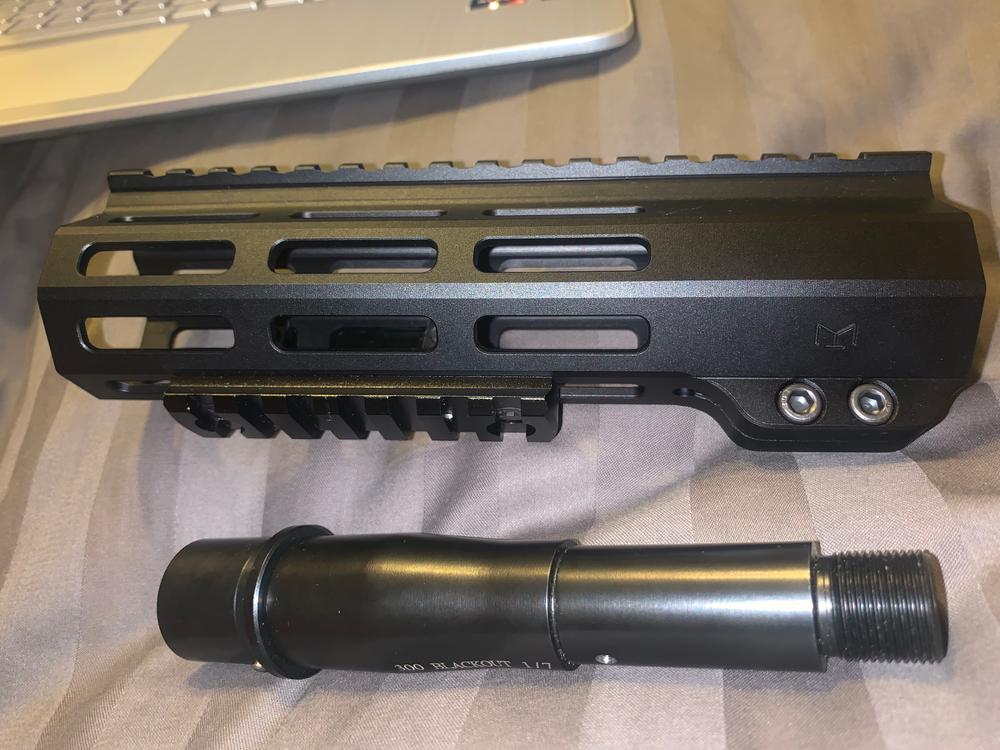 NBS 5" .300 BLK 1:7 Micro Black Nitride Barrel - Customer Photo From S Tor