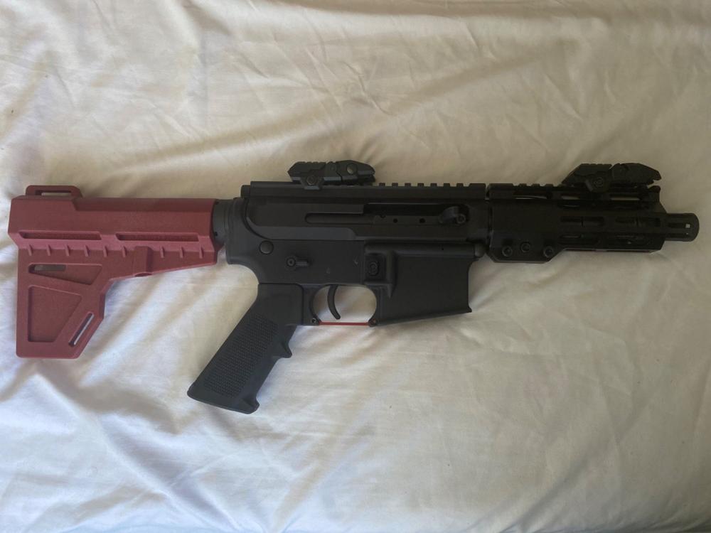 NBS 5" 5.56 NATO 1:5 Micro Black Nitride Barrel - Customer Photo From Irvin Johnston