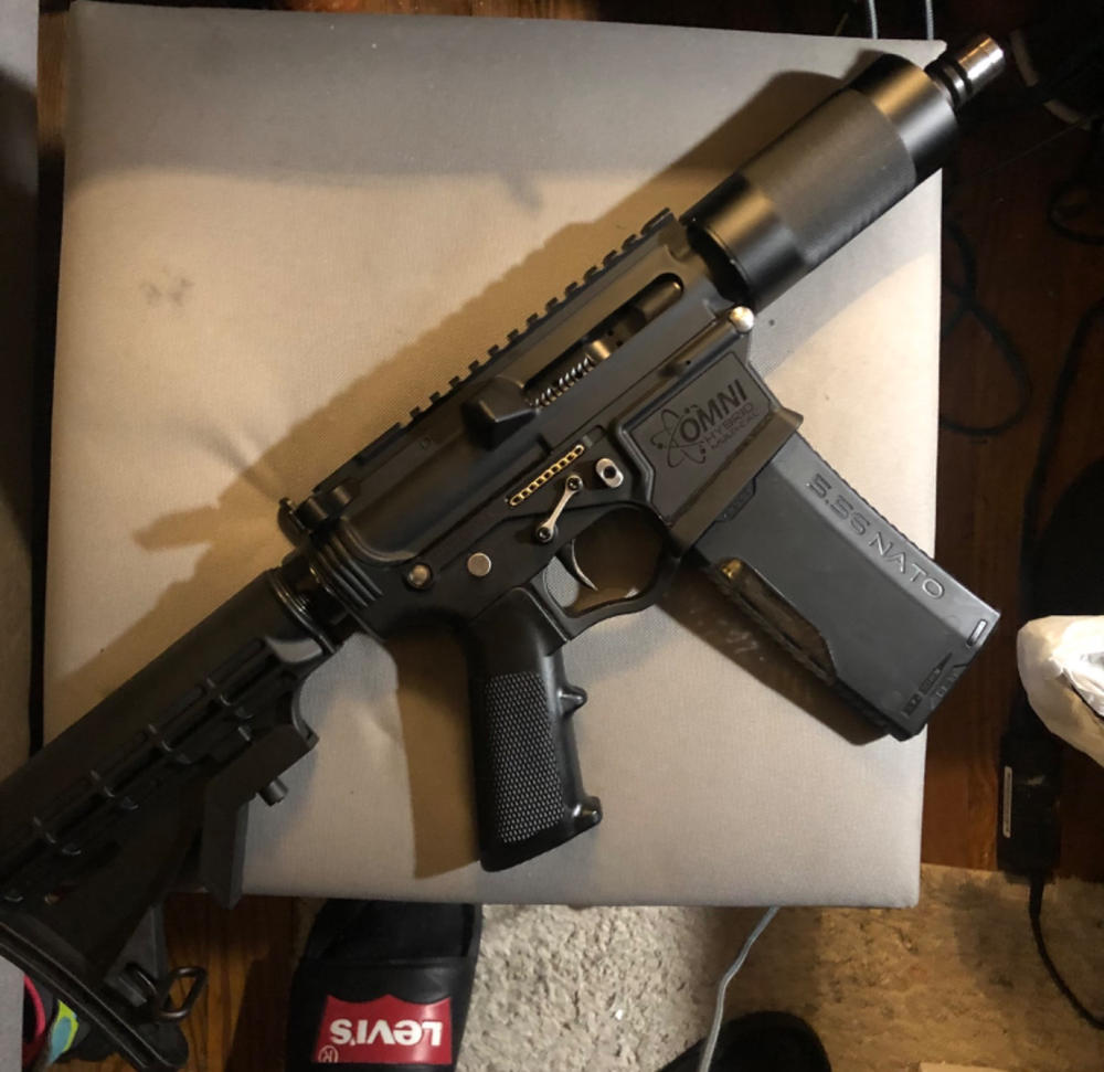 NBS 5" 5.56 NATO 1:5 Micro Black Nitride Barrel - Customer Photo From Dustin Galland