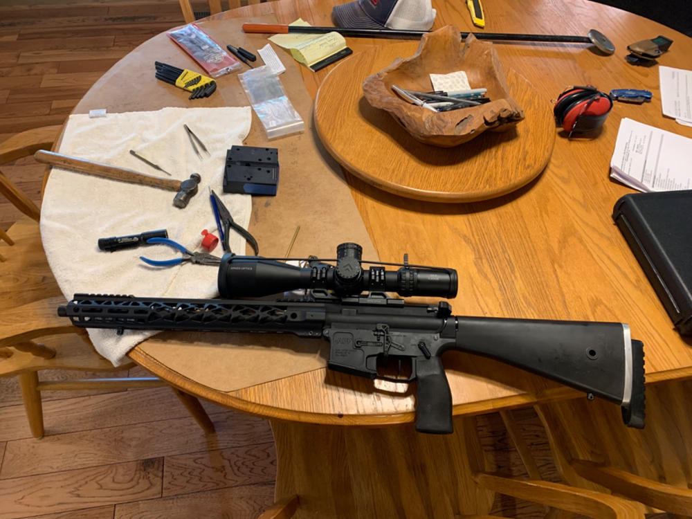 Faxon Match Series Firearms 16″ GUNNER 6mm ARC Midlength 416-R Stainless Nitride / Melonite 5R Nickel Teflon Extension Barrel - Customer Photo From Richard Colby