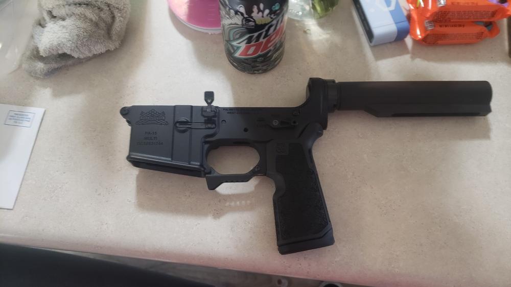 Strike Industries AR-15 Enhanced Lower Receiver Parts Kit LESS Trigger, Hammer & Disconnect for .223/5.56 - Customer Photo From Cain Camarillo