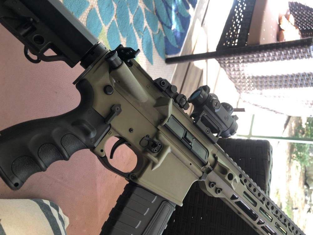 Strike Industries AR-15 Enhanced Lower Receiver Parts Kit LESS Trigger, Hammer & Disconnect for .223/5.56 - Customer Photo From John Prescott