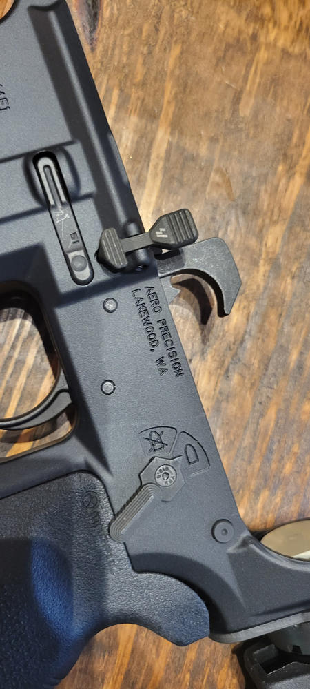 Strike Industries AR-15 Enhanced Lower Receiver Parts Kit with Trigger, Hammer & Disconnect for .223/5.56 - Customer Photo From Christopher Rose