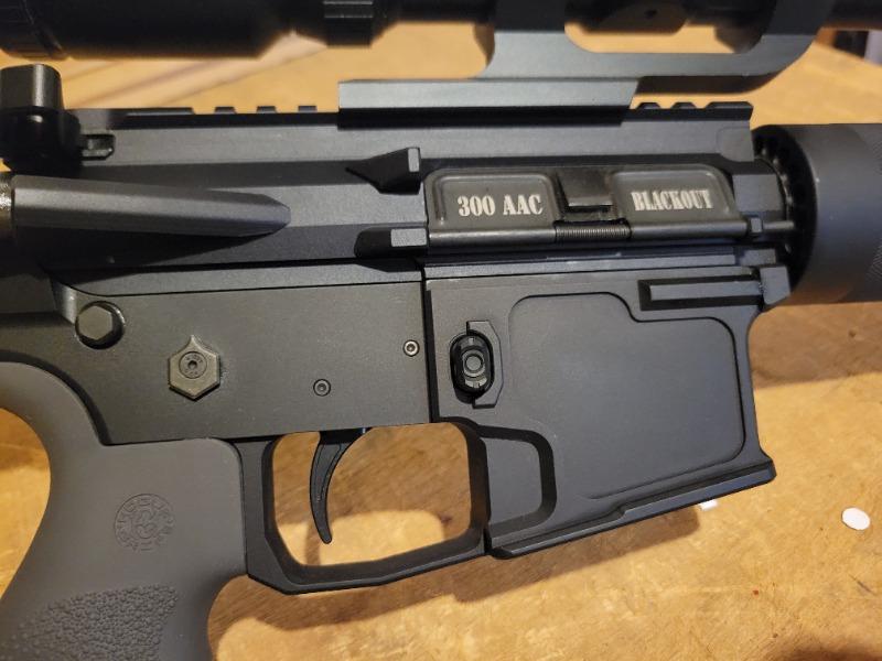 Strike Industries AR-15 Enhanced Lower Receiver Parts Kit with Trigger, Hammer & Disconnect for .223/5.56 - Customer Photo From Justin Lighty