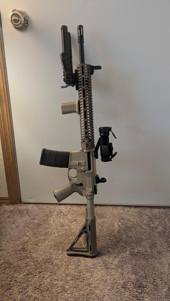 NBS AR-15 Left Handed Slick Side Billet Upper Receiver - Customer Photo From Damien