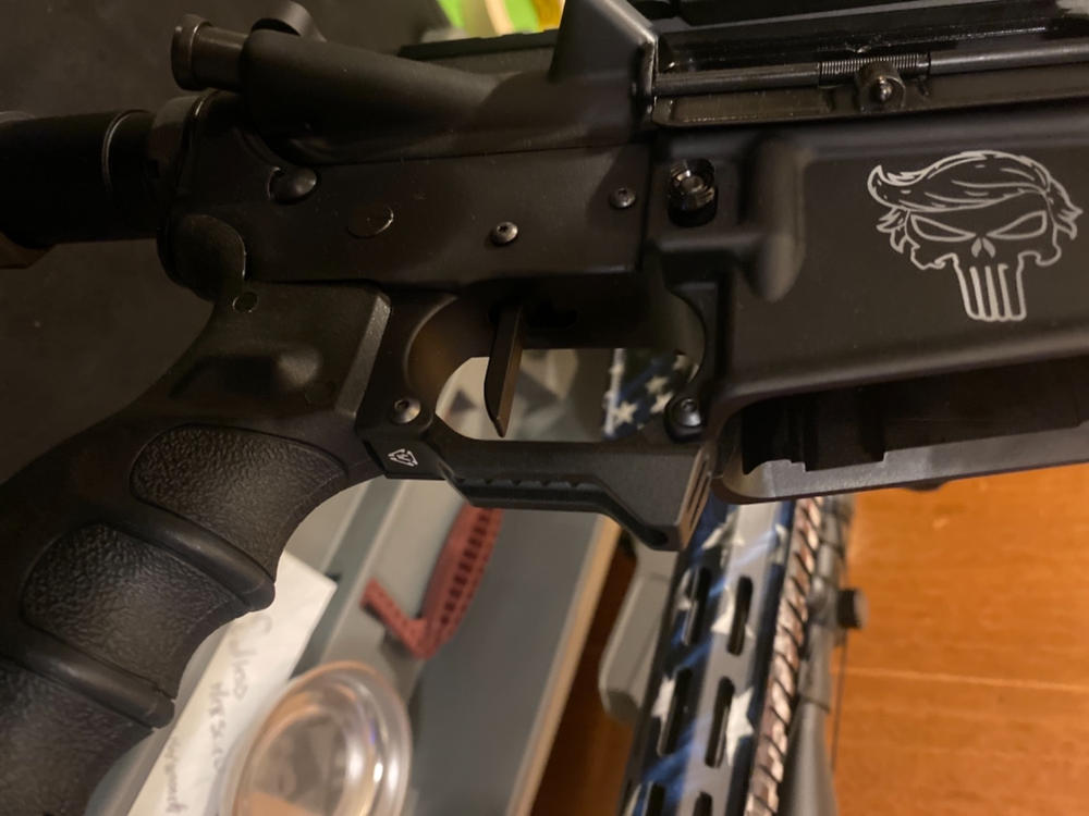 Strike Industries Billet Trigger Guard - Fang Style - Black - Customer Photo From Christopher Jester