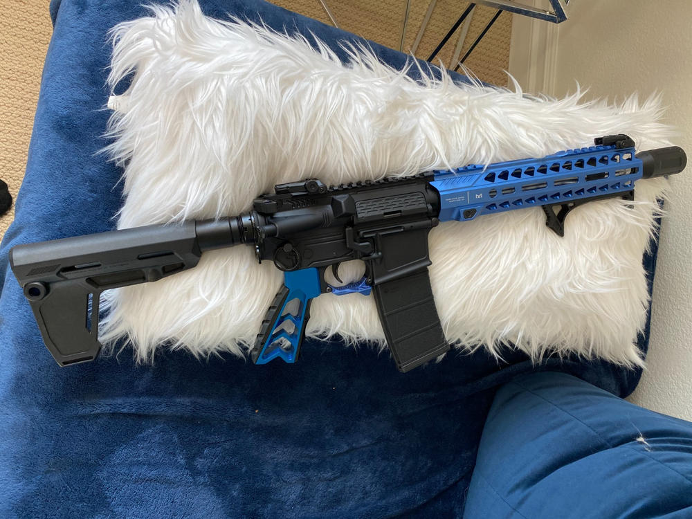 Strike Industries Cobra Billet Aluminum Trigger Guard - Blue - Customer Photo From Matthew Burstein